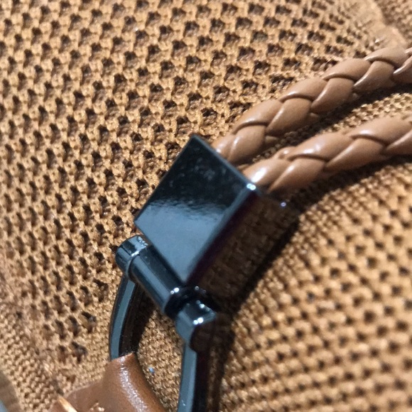 Alston Marc size 11 textile loafer golden brown color NWOT - Picture 3 of 4